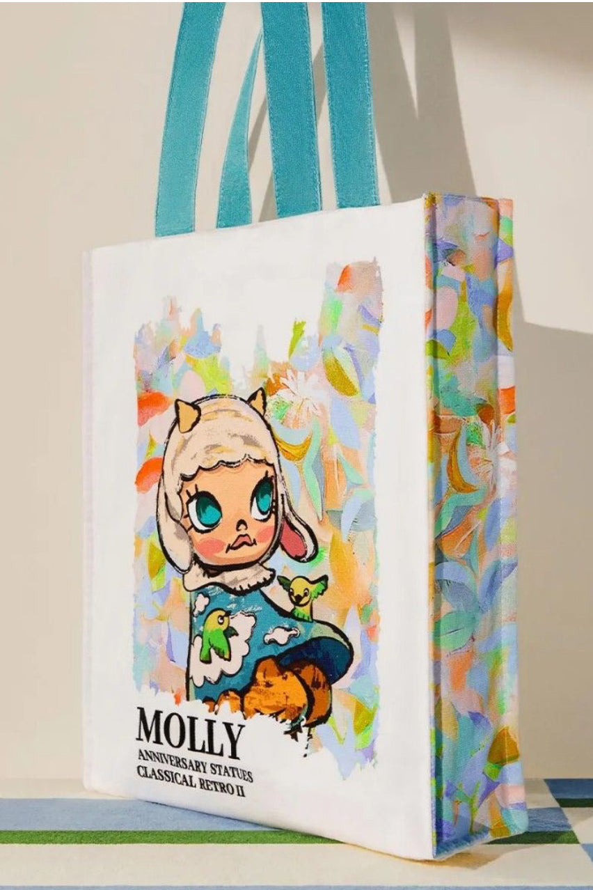 Molly Anniversary Statues Classical Retro II Canvas Tote